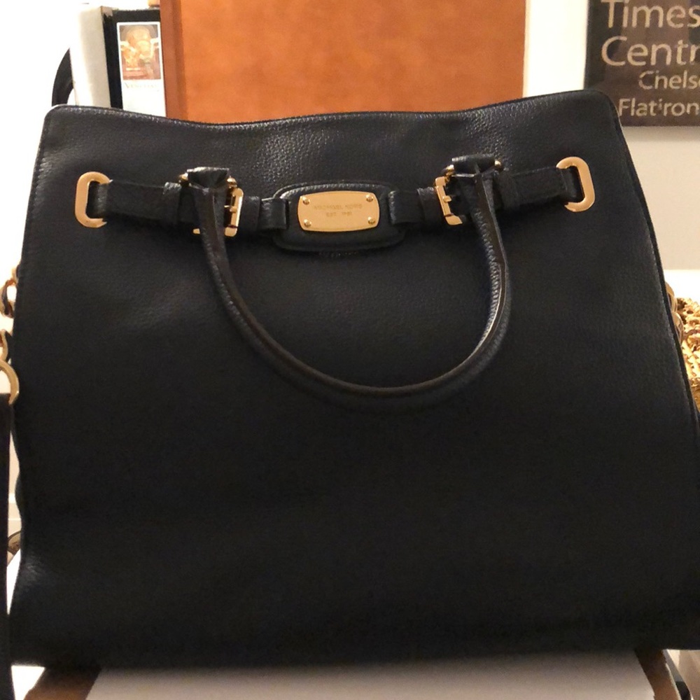 Michael Kors pebble leather handbag
